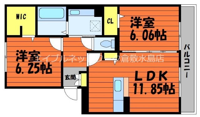 西富井駅 徒歩12分 1階の物件間取画像