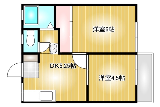 コーポセレクトの物件間取画像