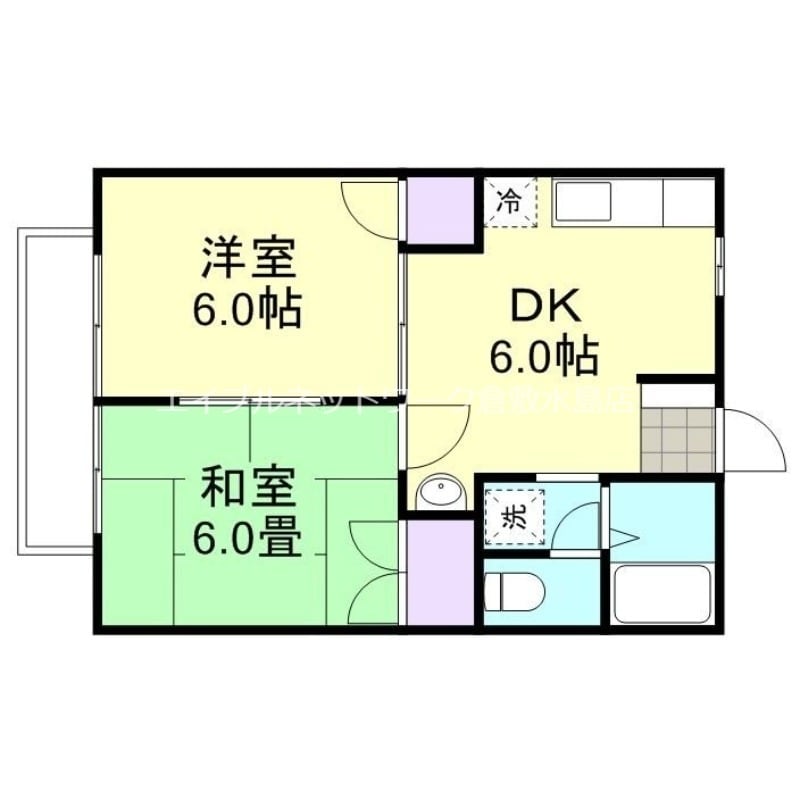 浦田駅 徒歩9分 1階の物件間取画像