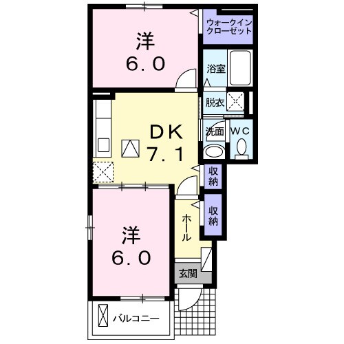 ＭＯＣＯの物件間取画像