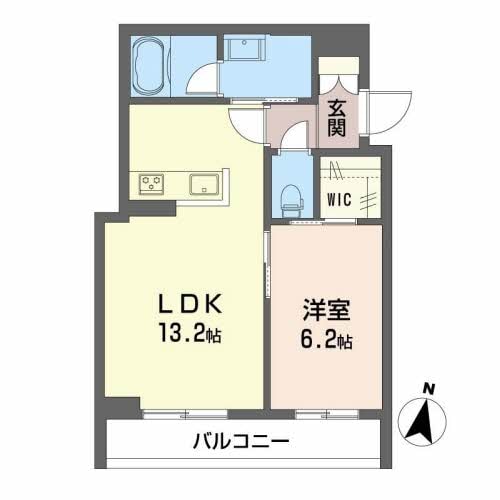 倉敷市駅 徒歩13分 2階の物件間取画像