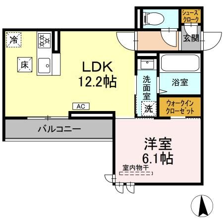 セイル吉備の物件間取画像