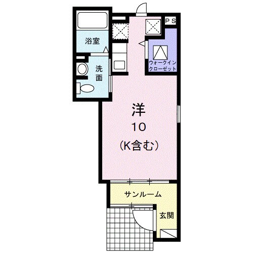 西富井駅 徒歩10分 1階の物件間取画像