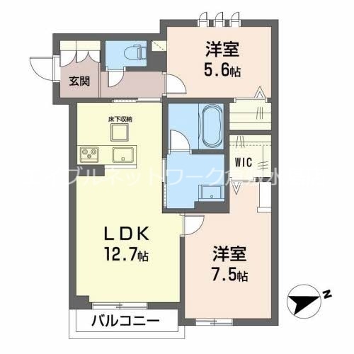 倉敷市駅 徒歩23分 1階の物件間取画像