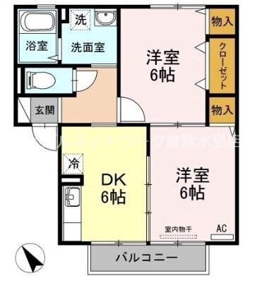 福井駅 徒歩9分 2階の物件間取画像