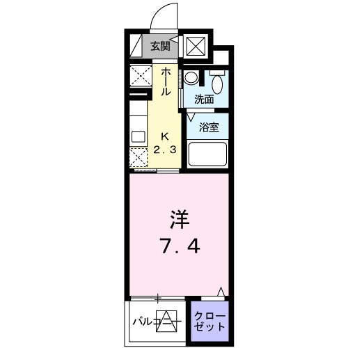 エテルノ・ミサオの物件間取画像