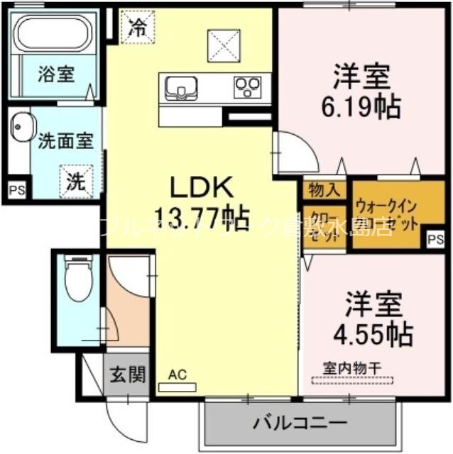 クレセント片島の物件間取画像