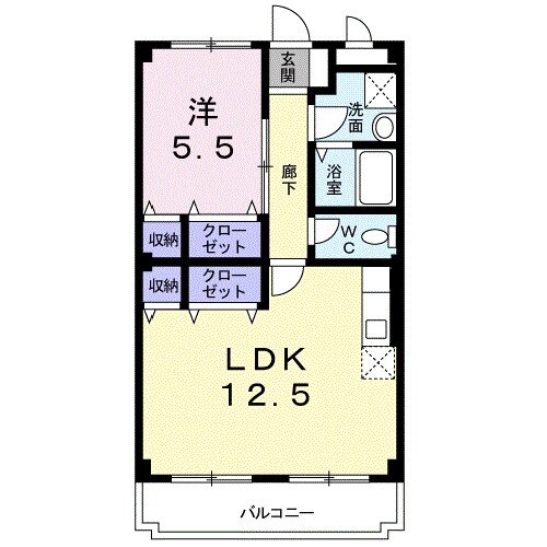 マンションエトランゼの物件間取画像