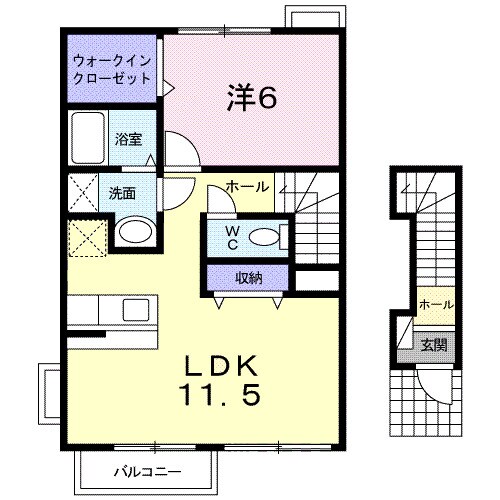 Ｓｕｎｌｉｔ　Ｈｉｌｌの物件間取画像