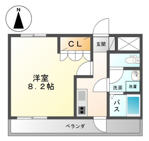 ボンヌールの物件間取画像