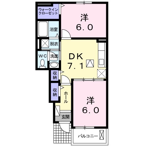 ＭＯＣＯの物件間取画像