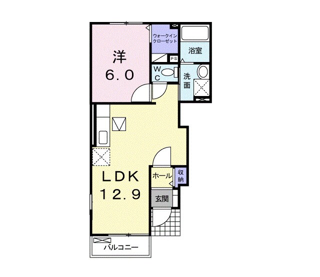 レジデンス２４の物件間取画像