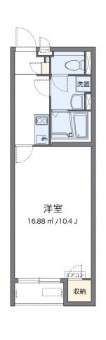 庭瀬駅 徒歩10分 2階の物件間取画像