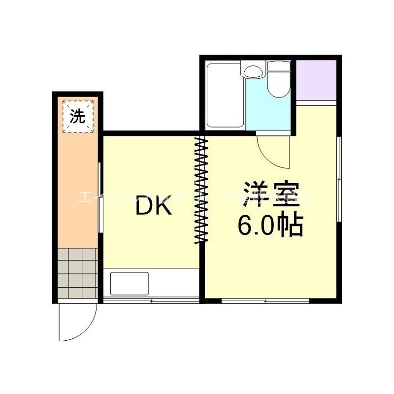 藤原マンションの物件間取画像