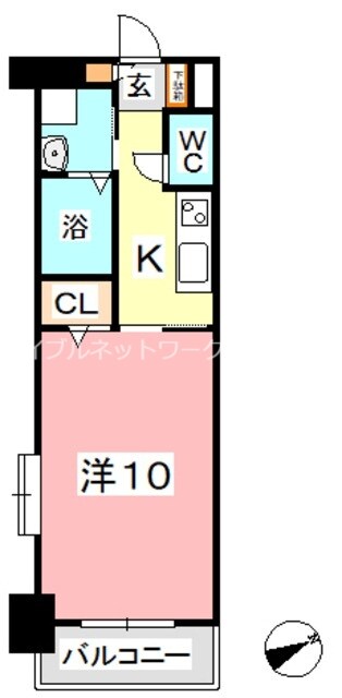 ブランミュール倉敷東町の物件間取画像