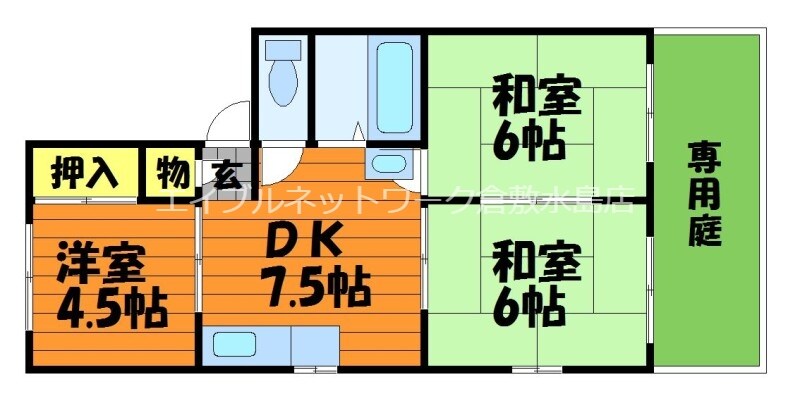 タウニィ岩崎の物件間取画像