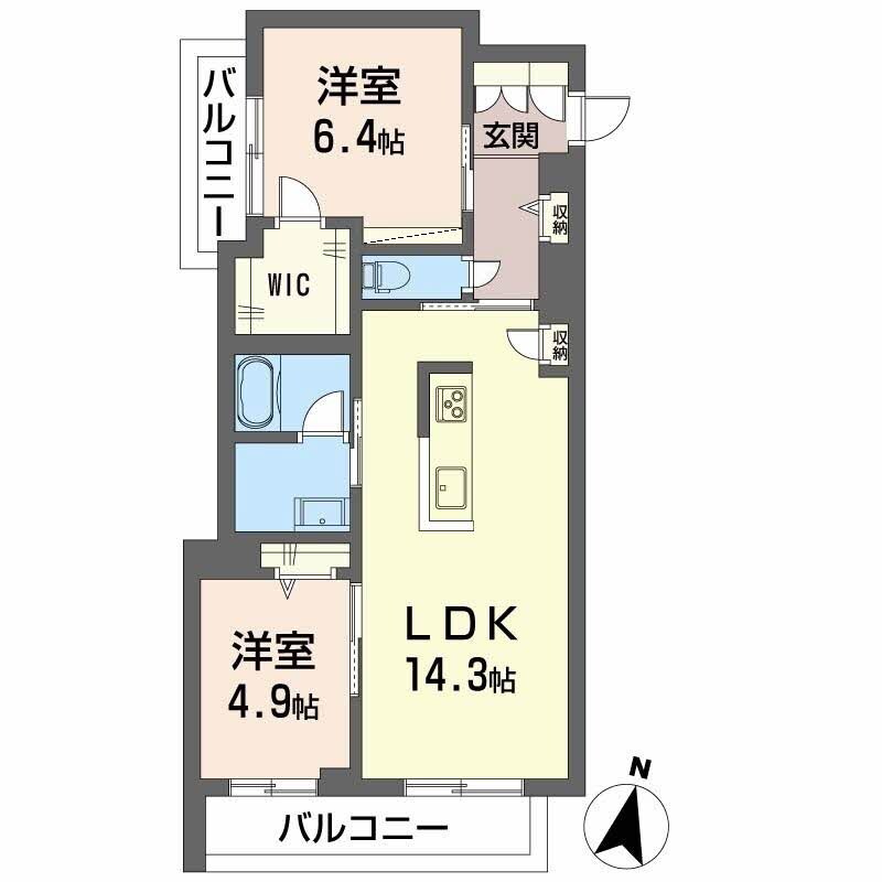 ノヴァ　アイビーの物件間取画像