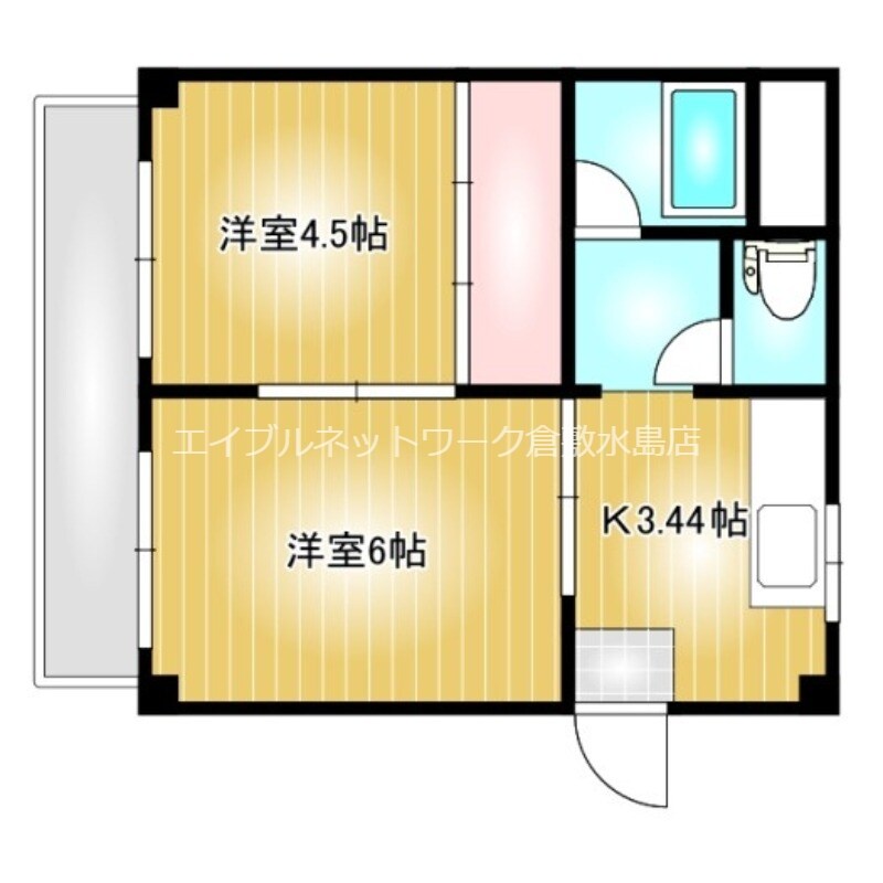 山長ビルＡの物件間取画像