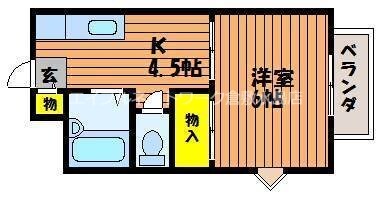 CASA茶屋町の物件間取画像