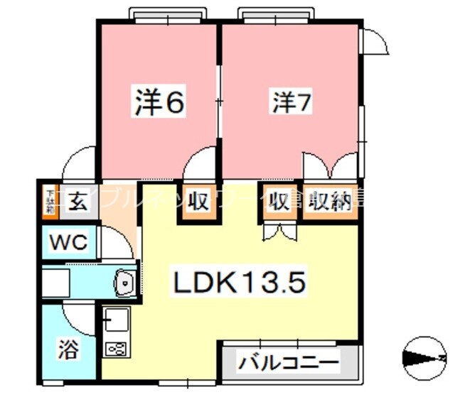 オーベルジュ倉敷の物件間取画像