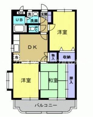 ファミーユK・A・YⅢの物件間取画像