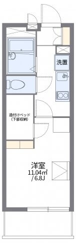 レオパレスウイング近藤Ⅴの物件間取画像