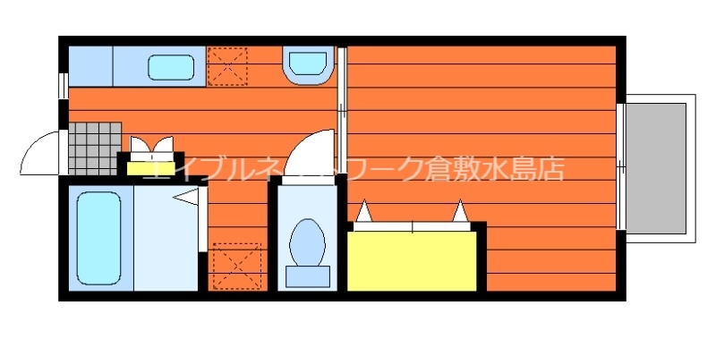 グリーンヒルズ　Ｋ棟の物件間取画像