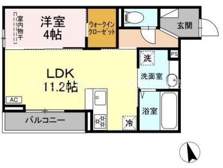 セイル倉敷の物件間取画像