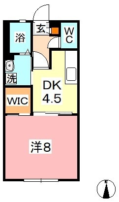 エスペランサ福島　Bの物件間取画像