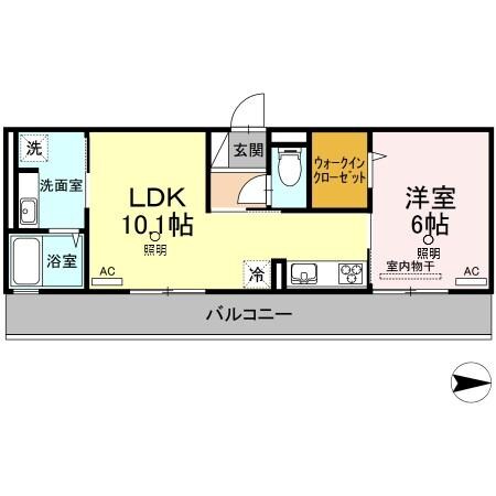 ベイ　ブランシェ浜町の物件間取画像