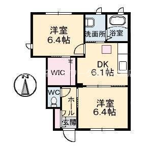 エクセレンテ大高Ⅴの物件間取画像