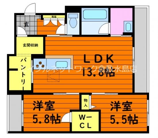 フローラの物件間取画像