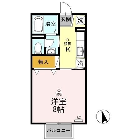 オアーゼの物件間取画像