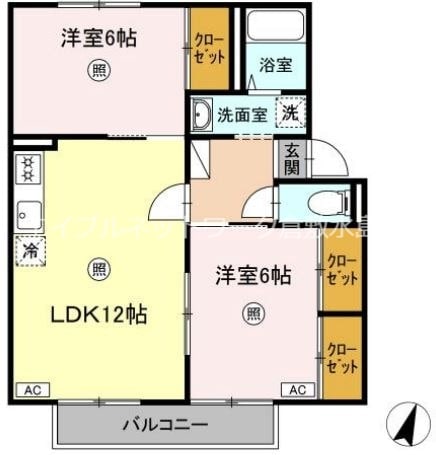 プレジール大和Ⅰの物件間取画像