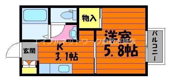 メゾン　デラW　C棟の物件間取画像