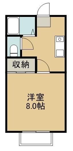 コーポ戸板の物件間取画像