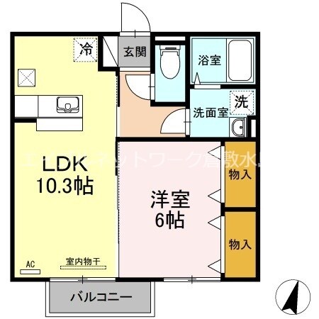 パルクエストの物件間取画像