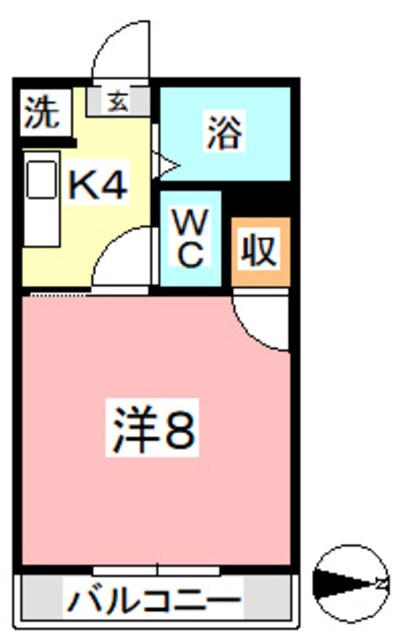 中庄駅 徒歩2分 1階の物件間取画像