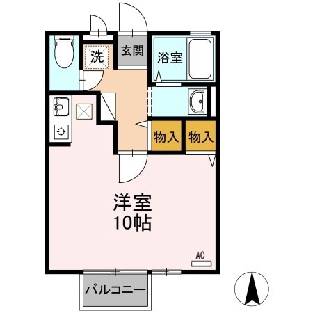 フォンテーヌ　アイの物件間取画像