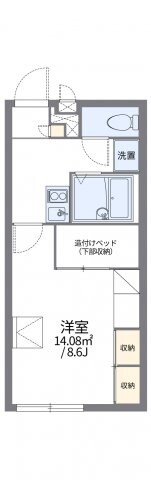 レオパレスジュネスの物件間取画像