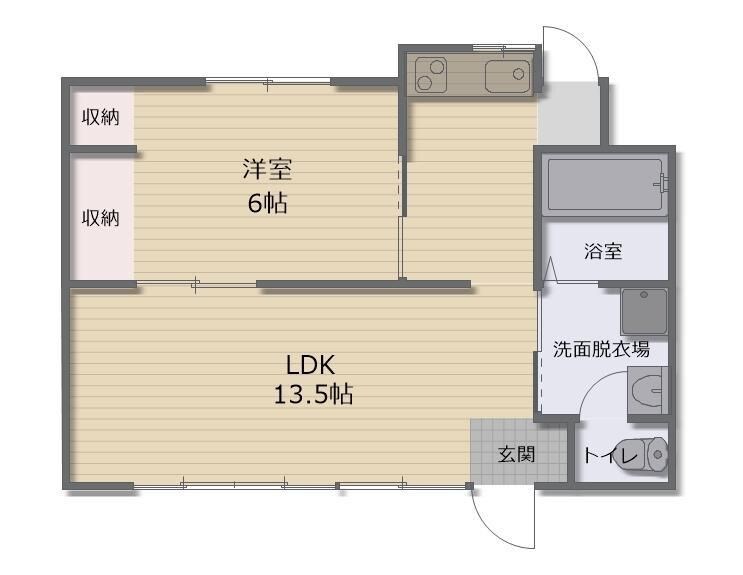 笹沖戸建の物件間取画像