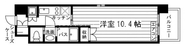 学生会館フォレスタ川崎医大西の物件間取画像