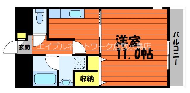 ラピス中庄駅前の物件間取画像