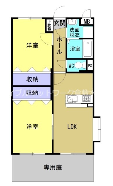 シャンドフルールの物件間取画像