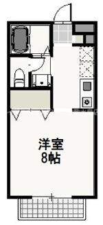 ベール花尻Ａ棟の物件間取画像