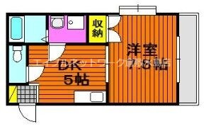 中庄駅 徒歩25分 2階の物件間取画像