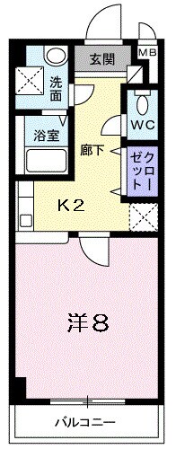 ニューメゾン森安の物件間取画像