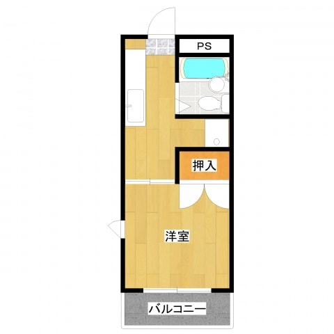 マンション吉野の物件間取画像