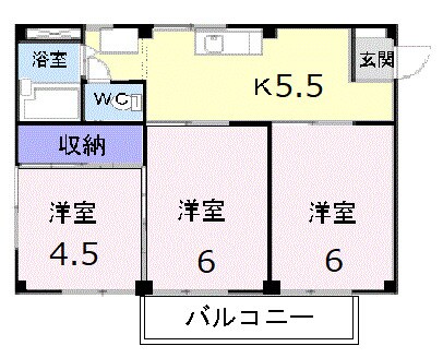 シティハイツ真野の物件間取画像