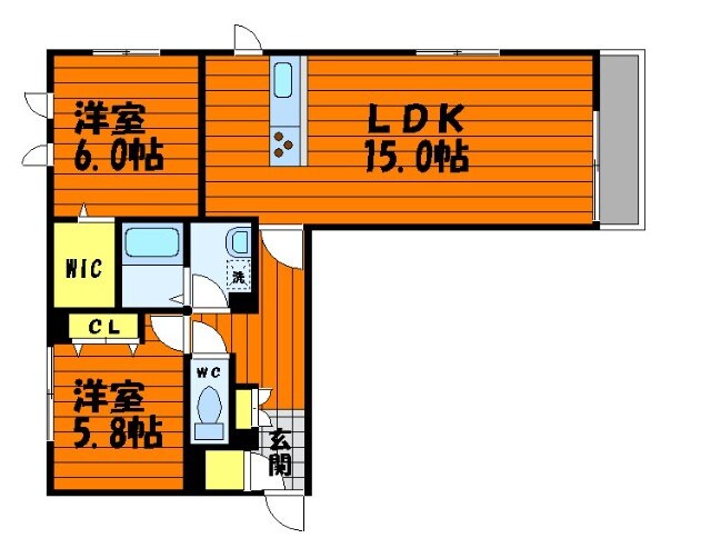 ファーストクラブの物件間取画像